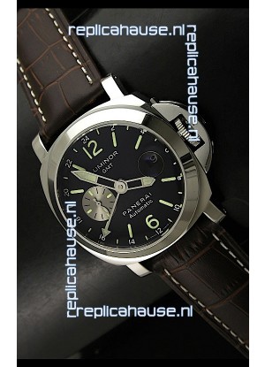 Panerai Luminor GMT Swiss Watch in Steel - 1:1 Mirror Replica PAM00161