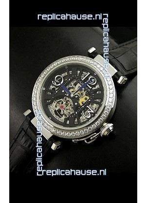 Cartier Ronde De Ladies Replica Watch in Decorated Skeleton Dial