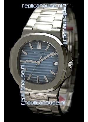 Patek Philippe Nautilus Jumbo Swiss Replica Watch in Blue Dial
