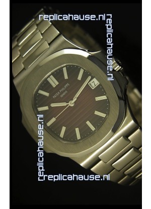 Patek Philippe Nautilus 5711 Jumbo Swiss Watch Burgundy - 1:1 Ultimate Mirror Replica