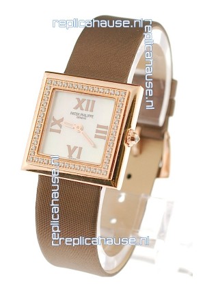 Patek Philippe Ladies Swiss Watch in White Dial