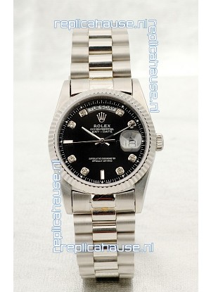 Rolex Day Date Silver Japanese Replica Watch