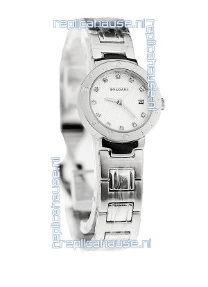 Bvlgari Quartz Japanese Watch in Diamond Markers