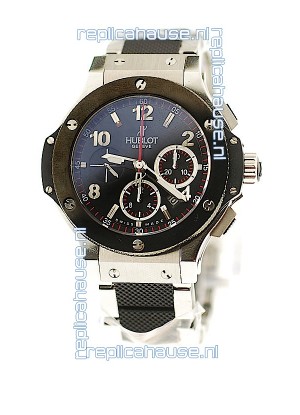 Hublot Big Bang Swiss Replica Watch in Steel/Rubber Strap