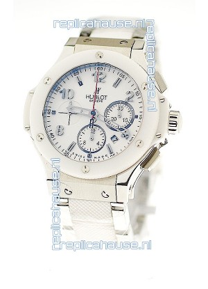 Hublot Big Bang Swiss Replica Watch in Steel/Rubber Strap