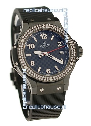 Hublot Big Bang Ceramic Diamond Swiss Quartz Watch