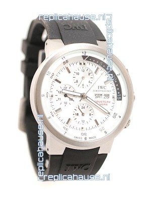 IWC Aquatimer Japanese Replica Watch in White Dial