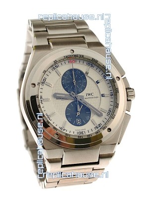 IWC Ingenieur Chronograph Japanese Watch in White Dial