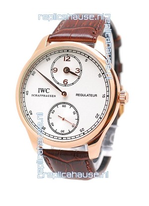 IWC Portuguese Regulateur Japanese Gold Watch