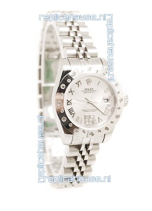 Rolex Datejust Silver Ladies Replica Watch