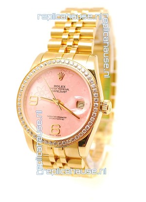 Rolex Datejust Floral Motif 2011 Edition Swiss Replica Watch