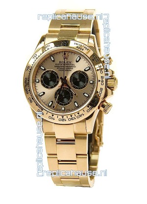 Rolex Daytona Cosmograph Swiss Replica Watch in Gold Plated