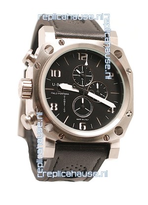 U-Boat Thousand of Feet Japanese Replica Watch in Black Dial