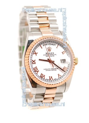 Rolex Day Date Two Tone Japanese Replica Watch