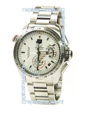 Tag Heuer Grand Carrera Calibre 36 Swiss Replica Watch in White Dial