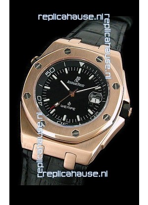 Audemars Piguet Royal Oak Scuba Wempe Swiss Watch in Gold