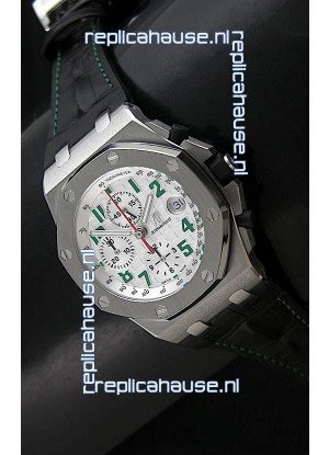 Audemars Piguet Royal Oak Offshore Pride of Mexico Swiss Watch - Secs hands at 12 O'Clock