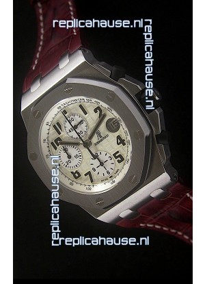 Audemars Piguet Royal Oak Watch in Off White Dial - Secs hand 12 O Clock