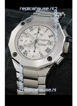 Baume & Mercier Riveria Swiss Watch in White Dial