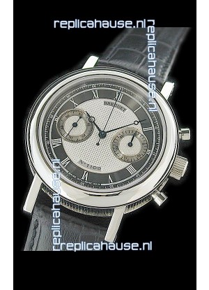 Breguet REF 1775 Swiss Replica Watch in Grey & Silver Dial