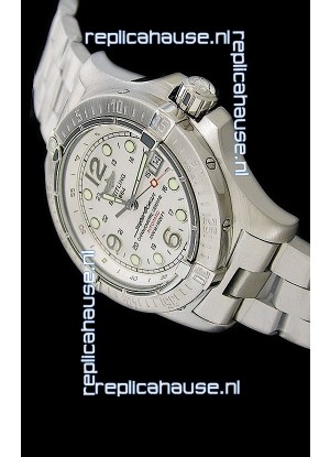 Breitling Superocean Steelfish Swiss Replica Watch in White Dial
