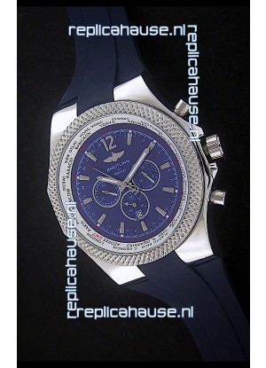 Breitling Bentley Chronograph Japanese Replica Watch in Blue Dial