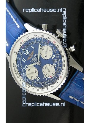 Breitling Navitimer Swiss Replica Watch in Blue Dial- Mirror Replica Watch