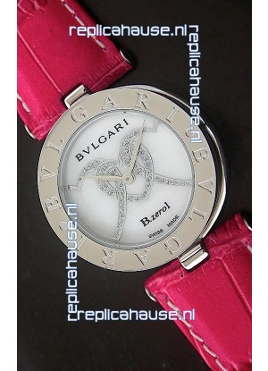 Bvlgari B.zerol Japanese Replica Quartz Watch in White Dial