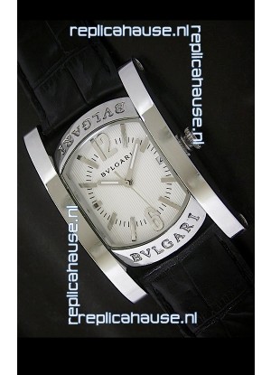 Bvlgari Assioma Japanese Replica Quartz Watch in White Dial