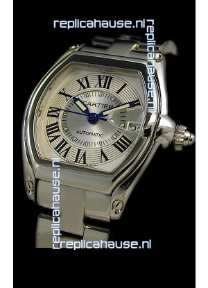 Cartier Roadster Swiss Replica Watch in White Dial