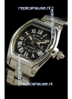 Cartier Roadster Swiss Replica Watch in Black Dial