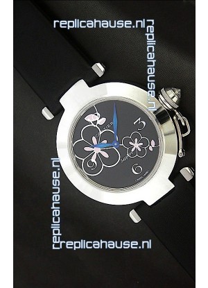 Cartier Pasha de Ladies Replica Watch in Black Dial