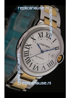 Ballon De Bleu Cartier Swiss Automatic Watch in Two Tone