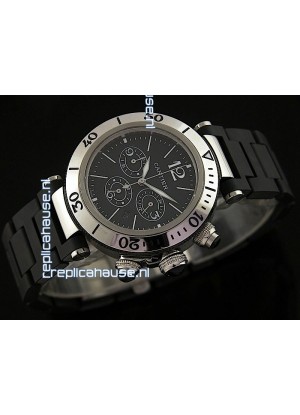 Cartier De Pasha Japanese Replica Watch in White Dial