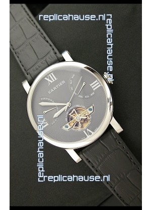 Cartier Calibre de Swiss Tourbillon Grey Watch