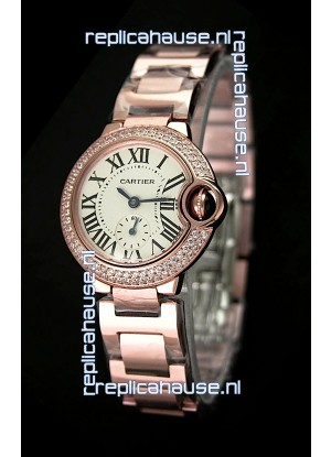 Cartier Swiss Ladies Watch in Rose Gold Casing