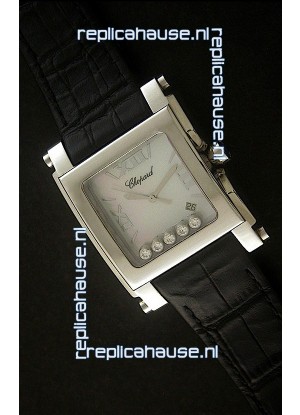 Chopard Happy Sport Swiss Replica Watch in White Dial