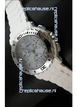 Chopard Happy Sport Swiss Replica Watch in White Dial