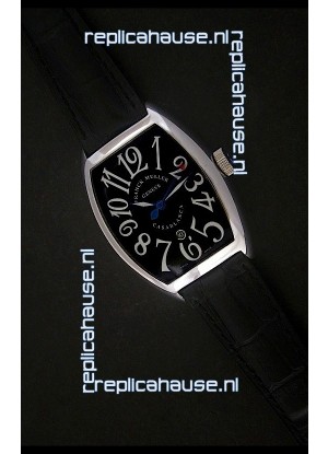 Franck Muller Casa Blanca Japanese Replica Watch in Black Dial