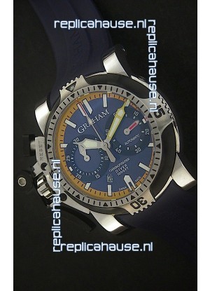Graham Chronofighter Oversize Swiss Replica Watch in Black Dial