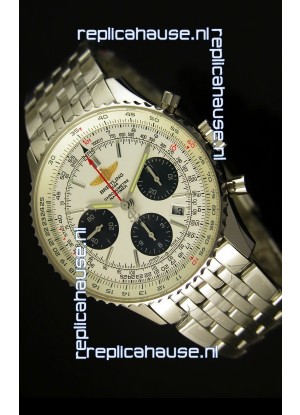 Breitling Navitimer 01 Swiss 1:1 Mirror Updated 2017 Replica Watch in White Dial