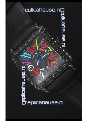 Franck Muller Conquistador King Automatic Crazy Colors Swiss Replica Watch PVD Case