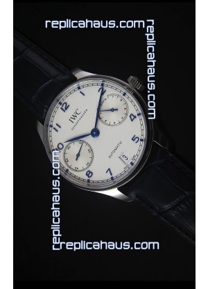 IWC IW500705 Portugieser Swiss 1:1 Mirror Replica Watch White Dial - Updated 2016 Version