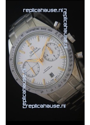 Omega Speedmaster 57 Co-Axial Chronograph in Yellow Gold Markers Swiss Watch
