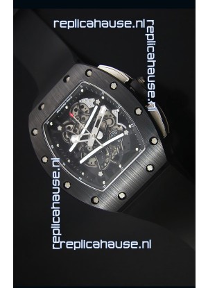Richard Mille RM061 Ceramic Case Swiss Black Bezel Replica Watch
