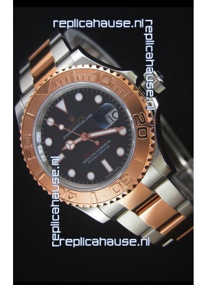 Rolex Yacht-Master 40 Everose Gold 1:1 Swiss Replica Watch with 3135 Movement 