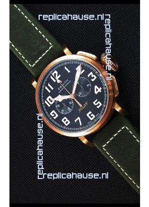 Zenith Pilot Type 20 Chronograph - Extra Special 45MM Swiss Replica Watch 