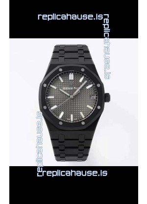 Audemars Piguet Royal Oak PVD Coated Swiss Replica Watch 3120 Swiss Movement - Grey Dial 