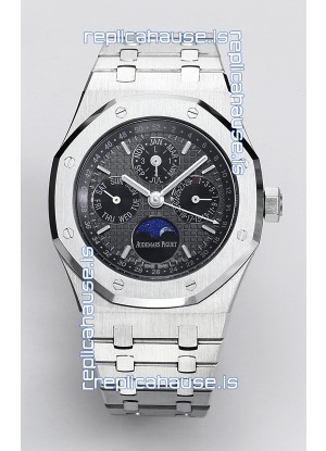 Audemars Piguet Royal Oak Perpetual Calendar Swiss Replica 904L Steel - Grey Dial 