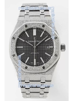 Audemars Piguet Royal Oak 15410BC 41MM Grey Dial 904L Steel CALIBRE 3120 Movement 1:1 Mirror Replica
